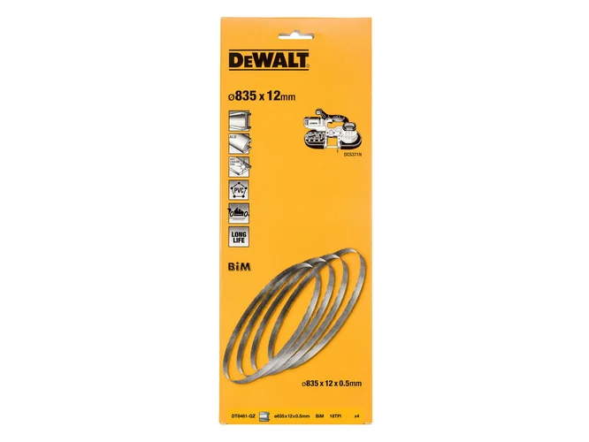 DeWalt DT8461-QZ 18tpi Bandsaw blade for DCS371 Pack of 4