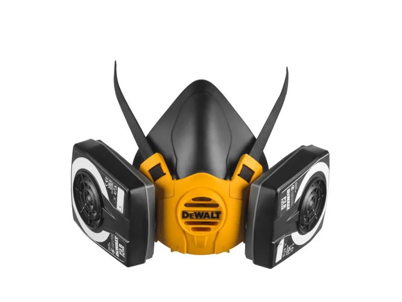 DeWalt DXIR1HMLP3 Lightweight Half Face Mask Respirator P3 Filters L