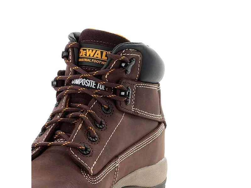DEWALT DEWHAMMER Hammer Nubuck Safety Boots Dark Brown