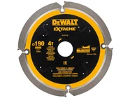 DeWalt DEWDT1472QZ 190mm x 30mm x 4T Fibre Cement Extreme Circular Saw Blade