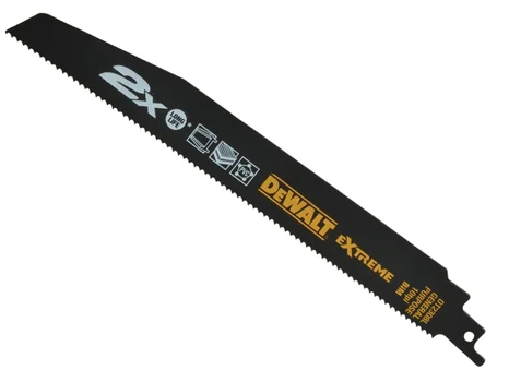 DeWalt DT2308L-QZ General Purpose Reciprocating Blades 228mm 10TPI 5pk