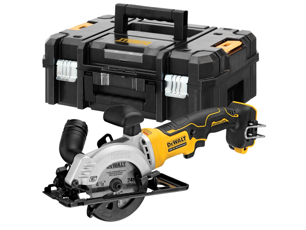 Dewalt dcs571n 18v xr shop 115mm brushless compact circular saw