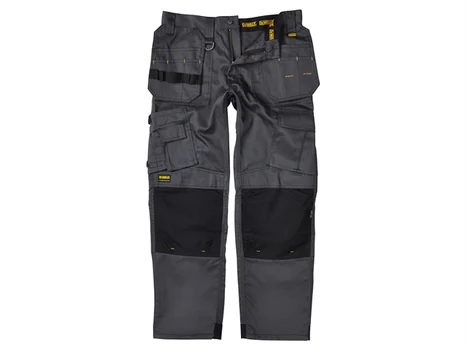 DeWalt DEWPROTRADE Pro Tradesman Black Trousers Various Sizes Black/Grey