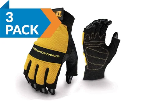 DEWALT 1/2 Synthetic Padded Leather Palm Gloves