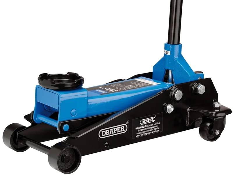 Draper TJ3CS 3 Tonne Capacity All Steel Trolley Jack