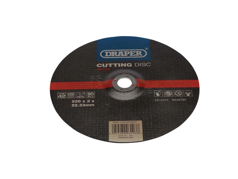 Draper 94785 DPC Metal Cutting Disc 230 x 2 x 22.23mm