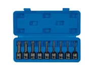 Draper 410/9/TX 1/2in Sq. Dr. 78mm Long TX-STAR Socket Bit Set 9 pc