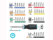 Duratech DT104003 Ratchet Screwdriver 38pc Bit Set