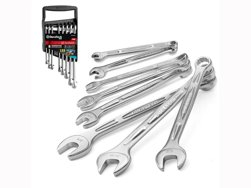 Duratech DT402050 5/16in-3/4in SAE Combination Spanner 8pc Set