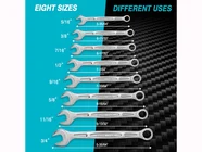 Duratech DT402050 5/16in-3/4in SAE Combination Spanner 8pc Set