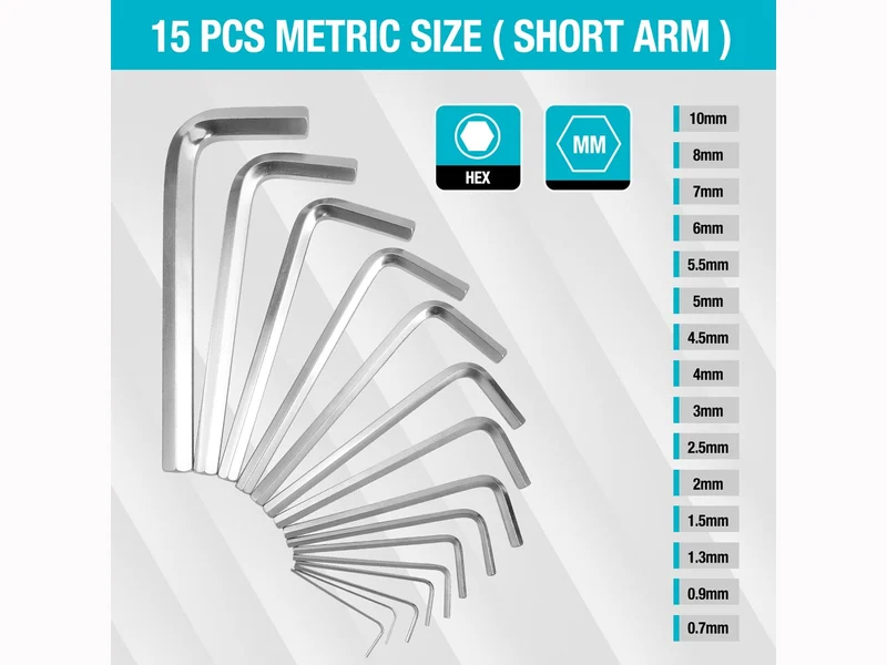 Duratech DT404031 Hex Key Wrench Set 30pc