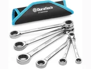 Duratech DTDBRW06M 8mm-19mm Double End Ratchet Box Spanner 6pc Set