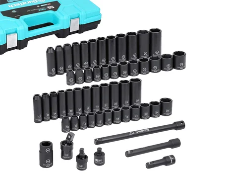 Duratech DTIMSS055 1/2in Drive Impact Socket 55pc Set