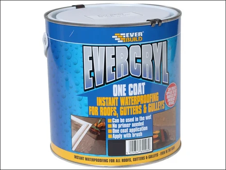 Everbuild EVCGY02 Evercryl One Coat Grey 2.5kg