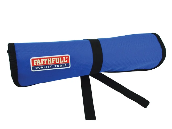 Faithfull FAICR12 Black Nylon Chisel Roll - 12 Pocket