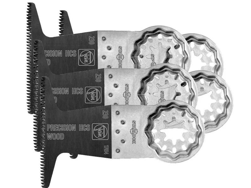 Fein 63502230230 Starlock 65mm Wood E-Cut HCS Multi Tool Blade 5pk