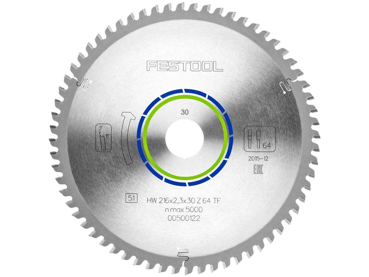 Festool Festool 500122 216mm x 30mm x 64T Aluminium Circular Saw