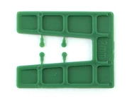 FFX HH0101100020 2mm Small U-Shaped Packing Shims Green 500pk