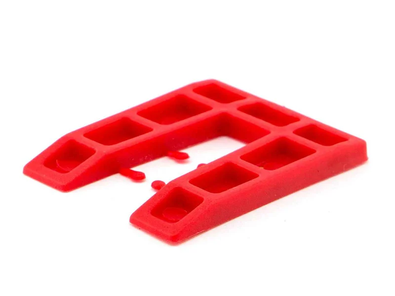 FFX HH0101100040 4mm Small U-Shaped Packing Shims Red 500pk