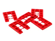 FFX HH0101100040 4mm Small U-Shaped Packing Shims Red 500pk