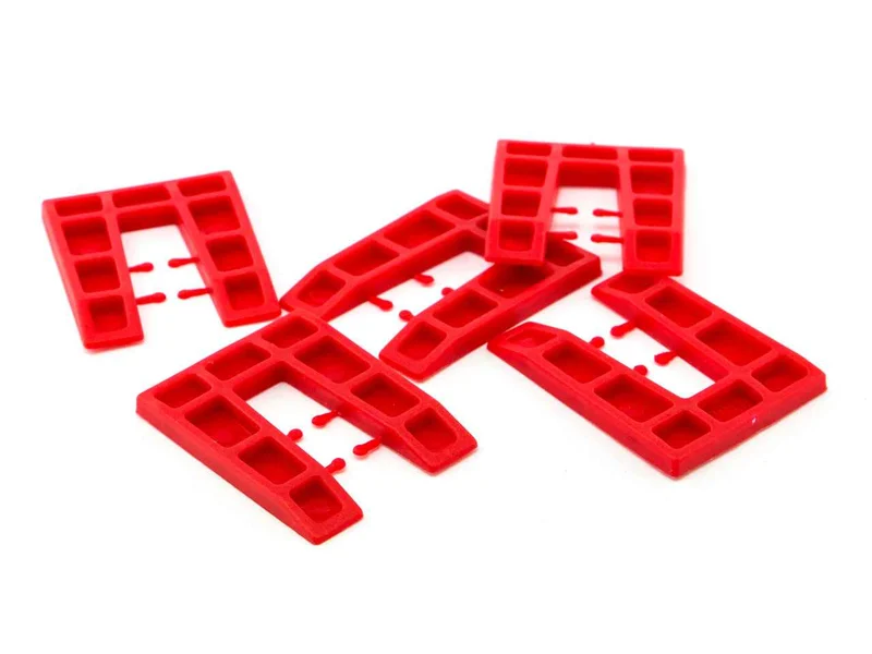 FFX HH0101100040 4mm Small U-Shaped Packing Shims Red 500pk