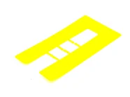 FFX HH0101100090 1mm Standard U-Shaped Packing Shims Yellow 500pk