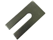 HH0101100670 Pre Galvanised Shim 100 X 50 X 3mm Slot C/W 14 X 70mm 45pk