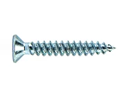 Woodscrew CSK Twin PZ2 BZP 3.0 x 19mm 200pk