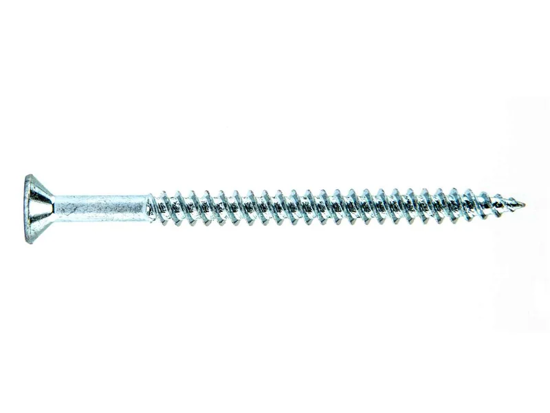 Woodscrew CSK Twin Pozi BZP 3.5 x 38mm 200pk