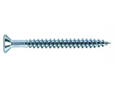 Woodscrew CSK Twin Pozi BZP 3.5 x 50mm 200pk