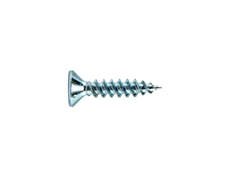 Woodscrew CSK Twin PZ2 BZP 3.9 x 19mm 200pk