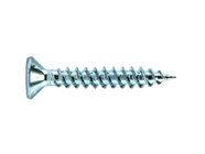 Woodscrew CSK Twin PZ2 BZP 3.9 x 25mm 200pk