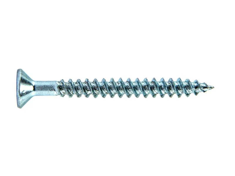 Woodscrew CSK Twin Pozi BZP 3.9 x 38mm 200pk