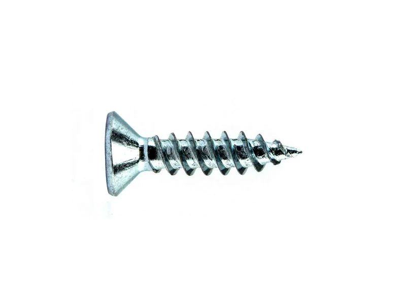 8 x 3/4in Twin-Thread CSK WoodScrew BZP 200pk