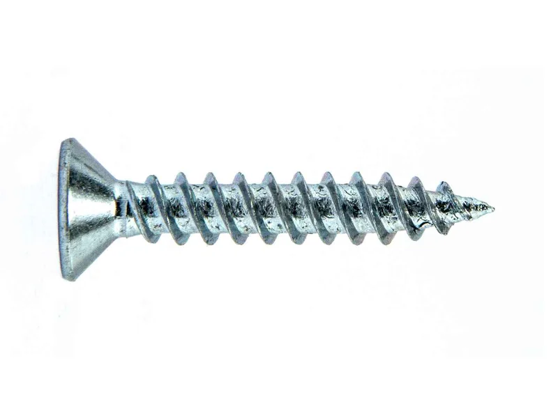 Woodscrew CSK Twin Pozi BZP 4.0 x 25mm 200pk