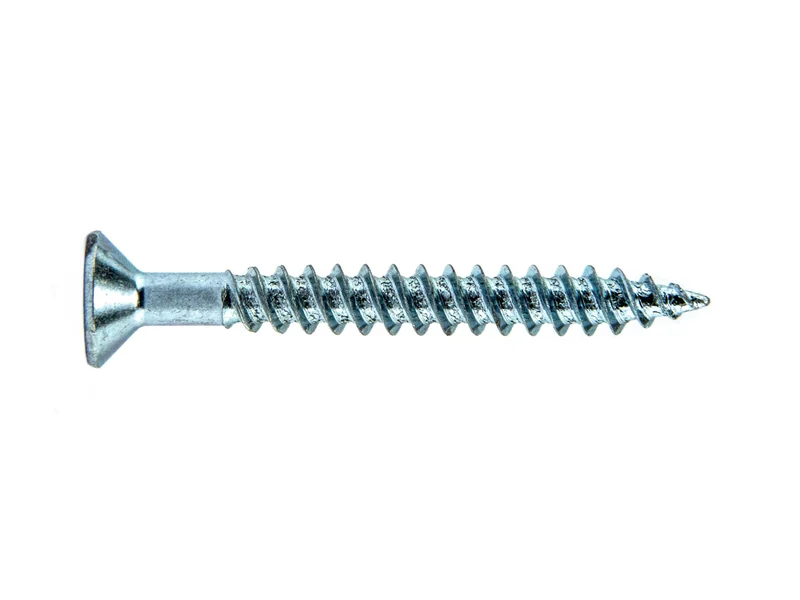 Woodscrew CSK Twin Pozi BZP 4.0 x 38mm 200pk