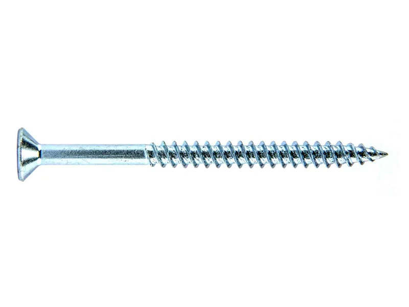 Woodscrew CSK Twin Pozi BZP 4.0 x 57mm 200pk