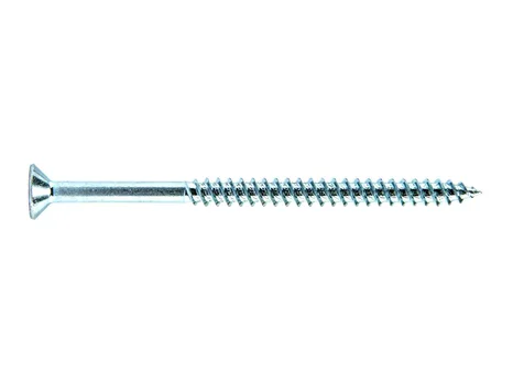 Woodscrew CSK Twin Pozi BZP 5.0 x 75mm 100pk