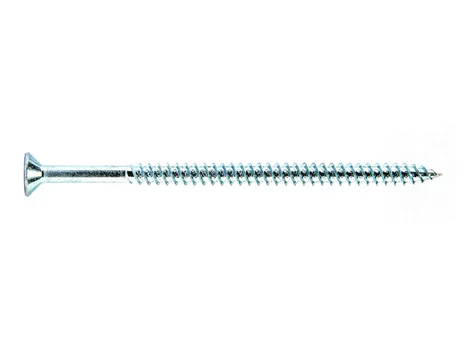 Woodscrew CSK Twin Pozi BZP 5.0 x 87mm 100pk