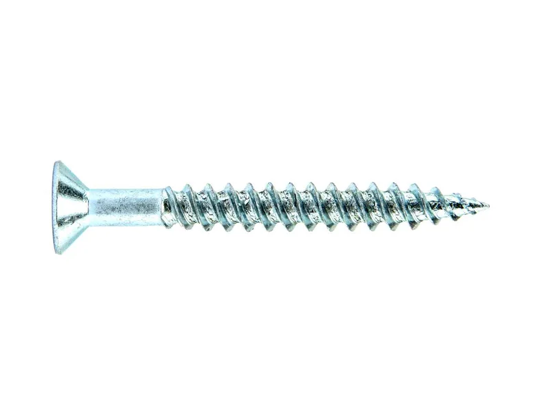 Woodscrew CSK Twin Pozi BZP 6.0 x 50mm 200pk