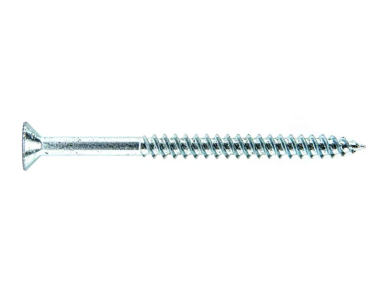 Woodscrew CSK Twin Pozi BZP 6.0 x 75mm 200pk