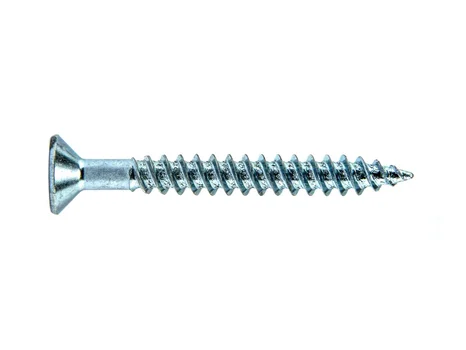 Woodscrew CSK Twin Pozi BZP 4.0 x 38mm 1000pk