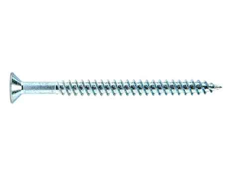 Woodscrew CSK Twin Pozi BZP 5.0 x 62mm 1000pk