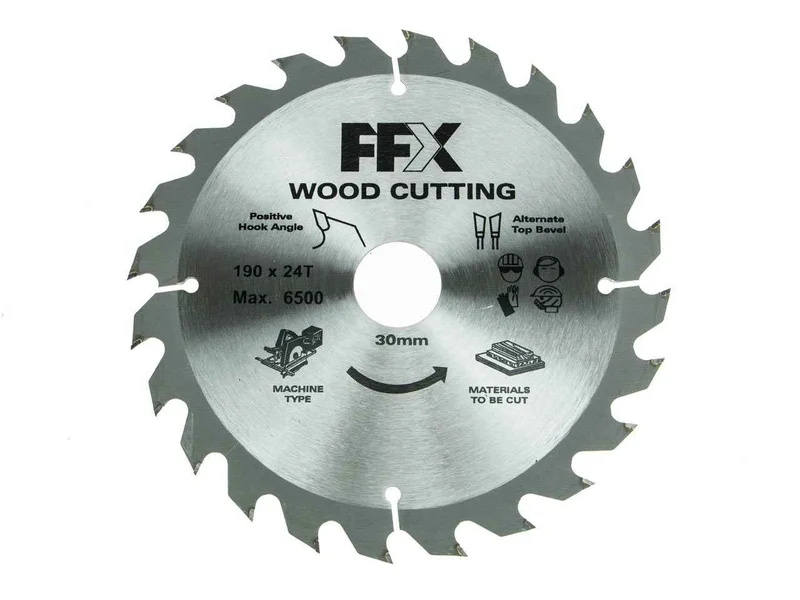 190mm x 30mm 24T TCT Circular Saw Blade