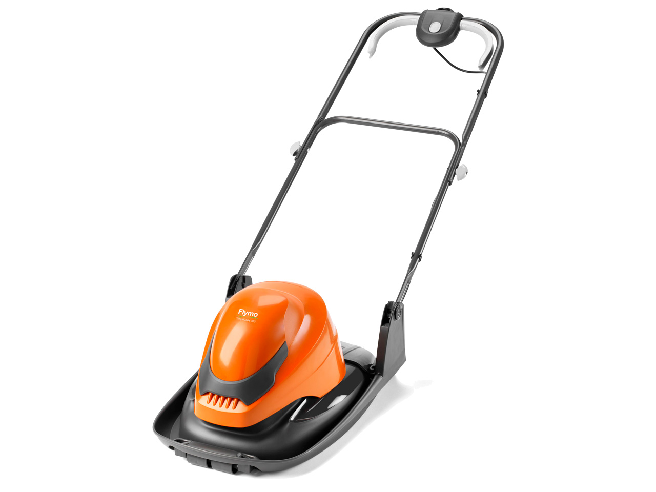 Flymo self deals propelled petrol lawnmower