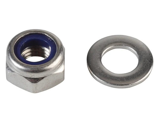 Forgefix FORFPNYL10SS Nyloc Nuts & Washers A2 Stainless Steel M10 Forge Pack 8