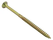 Forgefix FORSP5100YT Woodscrew CSK Sawtooth Pozi ZYP 5.0 x 100mm 300pk