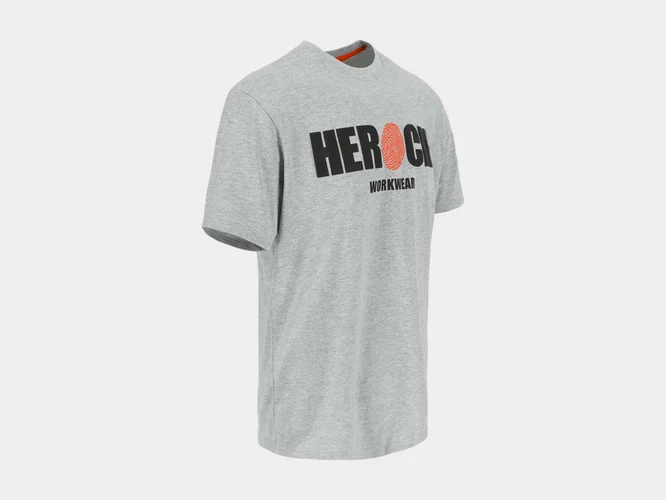 HEROCK 23MTS2101 Eni T-Shirt Light Heather Grey