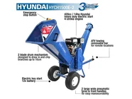Hyundai HYCH1500E-2 420cc Petrol 4-Stroke Wood Chipper