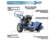 Hyundai HYSG150-2 14hp Petrol Stump Grinder